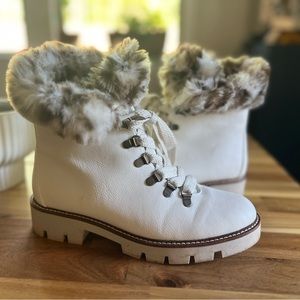 Fur boots size 9
